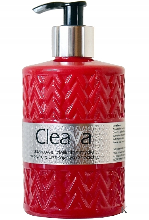 Жидкое мыло для рук - Cleava Red Soap — фото N1