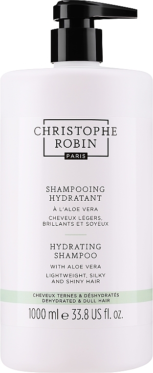 Зволожувальний шампунь з алое вера - Christophe Robin Hydrating Shampoo with Aloe Vera