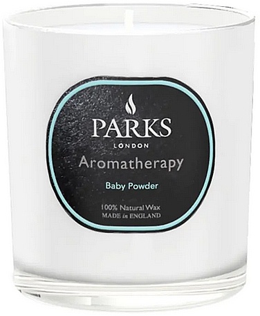 Ароматическая свеча - Parks London Aromatherapy Baby Powder Candle  — фото N1