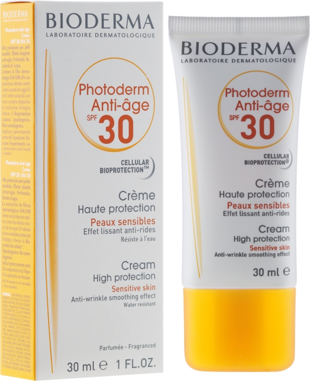 Антивіковий сонцезахисний крем - Bioderma Photoderm Anti-Age SPF30 Cream — фото N2