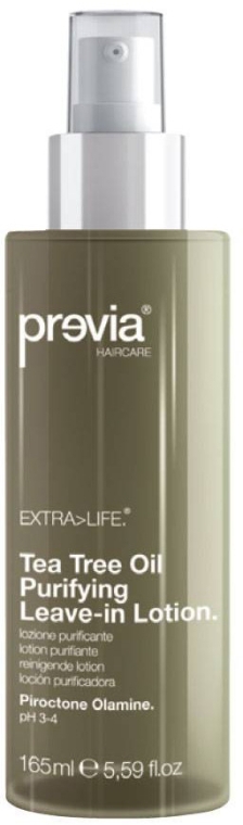 Лосьйон проти лупи - Previa Extra Life Tea Tree Oil Purifying Leave-in Lotion