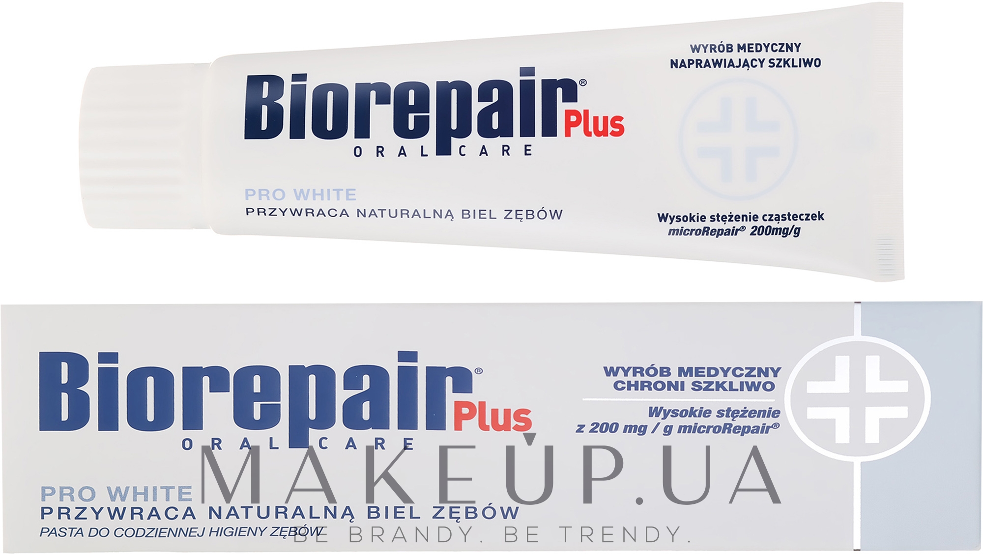Отбеливающая зубная паста - BioRepair Plus PRO White — фото 75ml