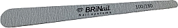 Пилочка для ногтей классик зебра, 100/180 - BRINail — фото N1