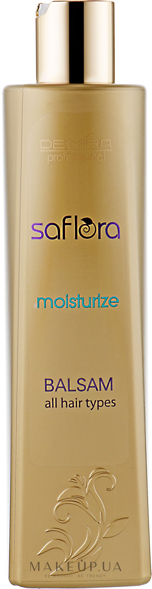 Профессиональный увлажняющий бальзам для всех типов волос - Demira Professional Saflora Moisturize  — фото 300ml
