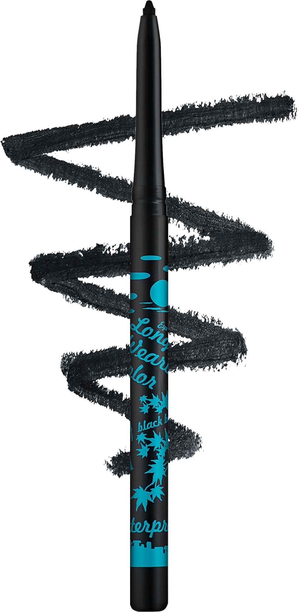 Олівець-підводка для очей - Vipera Long Wearing Color Waterproof Eyeliner  — фото 01 - Black