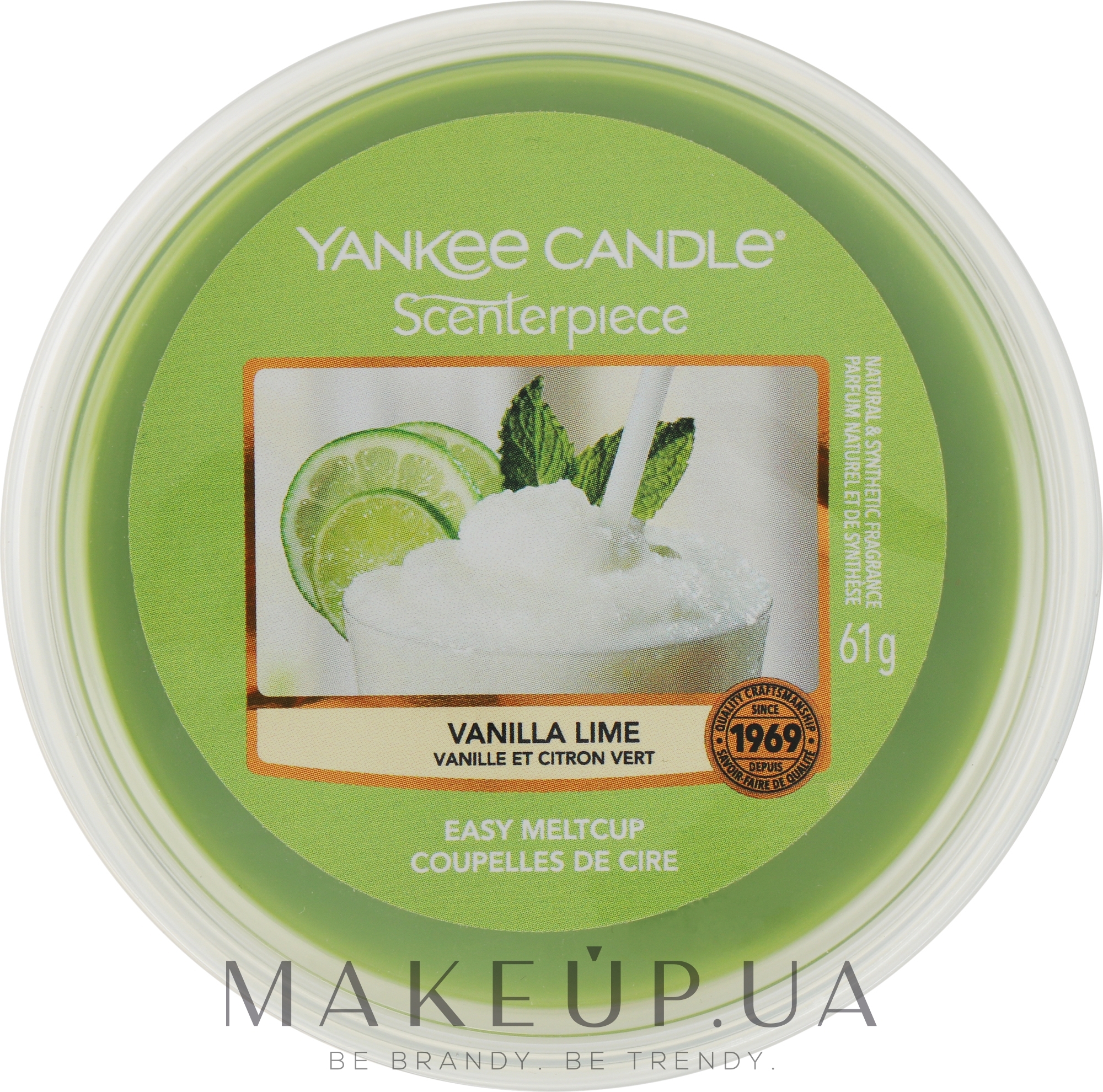 Ароматический воск - Yankee Candle Vanilla Lime Scenterpiece Melt Cup — фото 61g