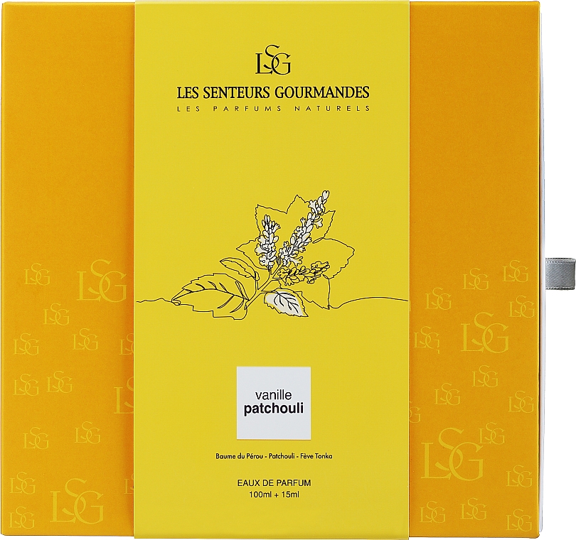 Les Senteurs Gourmandes Vanille Patchouli - Набор (edp/100ml + edp/mini/15ml) — фото N1