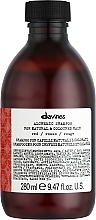 Шампунь для натуральных и окрашенных волос (красный) - Davines Alchemic Shampoo — фото N2