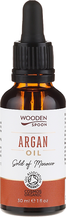 Масло арганы - Wooden Spoon 100% Pure Argan Oil — фото N1