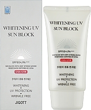 Солнцезащитный крем - Jigott Whitening UV Sun Block Cream  — фото N2