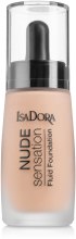 Парфумерія, косметика РАСПРОДАЖА Тональна основа - IsaDora Nude Sensation Fluid Foundation *