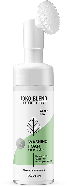 Пінка для вмивання із зеленим чаєм для жирної шкіри - Joko Blend Washing Foam
