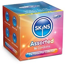 Парфумерія, косметика Презервативи, 16 шт. - Skins Assorted Condoms