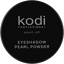 Тіні для повік з шимером - Kodi Professional Diamond Pearl Powder Eyeshadow — фото N2