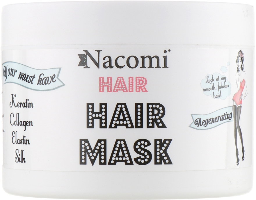 Регенеруюча маска для волосся - Nacomi Regenerating Hair Mask — фото N1