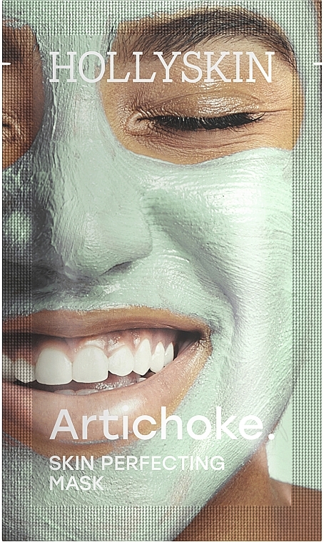 ПОДАРОК! Охлаждающая лифтинг маска для борьбы с отеками - Hollyskin Artichoke. Skin Perfecting Mask (пробник) — фото N1