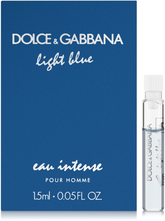 Dolce&Gabbana Light Blue Eau Intense Pour Homme - Парфумована вода (пробник) — фото N1