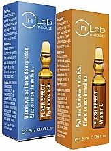 Парфумерія, косметика Набір - In lab Medical Flash Effect Hyaluronic Acid + Vitamin C (ampoule/2 x 1.5ml)