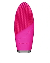 Звуковая щетка для лица, розовая - Beautifly B Fresh Slim — фото N3