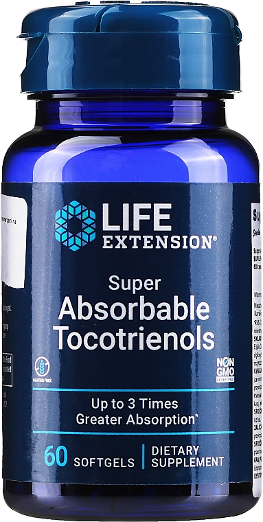 Супервпитываемые токотриенолы - Life Extension Super Absorbable Tocotrienols — фото N1