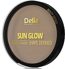 Духи, Парфюмерия, косметика Компактная пресс-пудра - Delia Sun Glow Shape Defined Pressed Powder