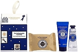 Духи, Парфюмерия, косметика Набор - L'Occitane My Comforting Essentials (b/cr/20ml + h/cr/10ml + soap/25g)