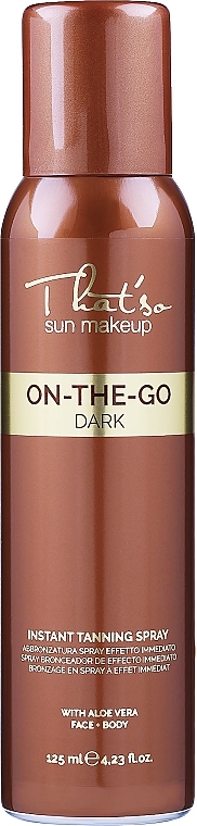 Спрей-автозасмага для тіла - That’So On The Go Dark Spray Dark — фото N1