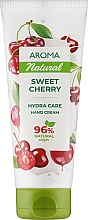 Крем для рук з ароматом солодкої вишні - Aroma Natural Sweet Cherry Hand Care — фото N1