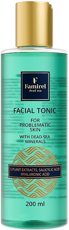 Тоник для проблемной кожи лица - Famirel Facial Tonic For Problematic Skin With Dead Sea Minerals — фото N1