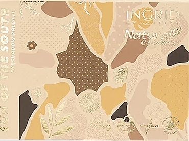 УЦІНКА Палетка тіней для повік - Ingrid Cosmetics Natural Essence Sun Of The South Eyeshadow Palette * — фото N2