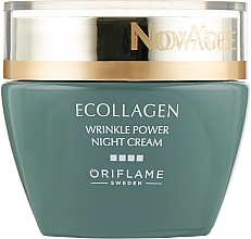 Парфумерія, косметика Нічний крем проти зморшок - Oriflame NovAge Ecollagen Wrinkle Power Night Cream