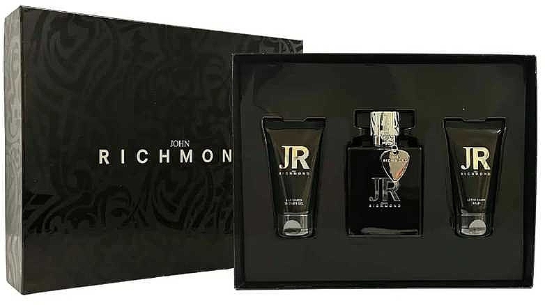 John Richmond JR For Men - Набор (edt/100ml + ash/balm/50ml + sh/g/50ml) — фото N1