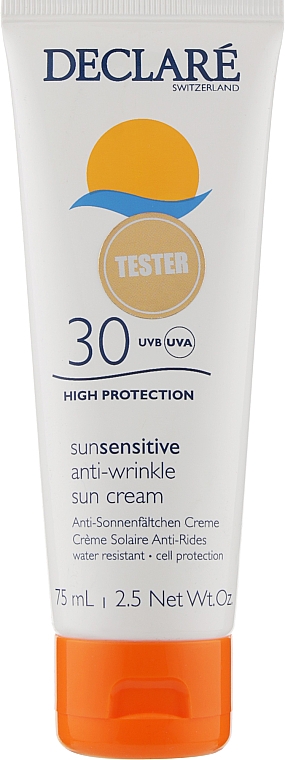 Солнцезащитный крем - Declare Anti-Wrinkle Sun Protection Cream SPF 30 (тестер) — фото N1