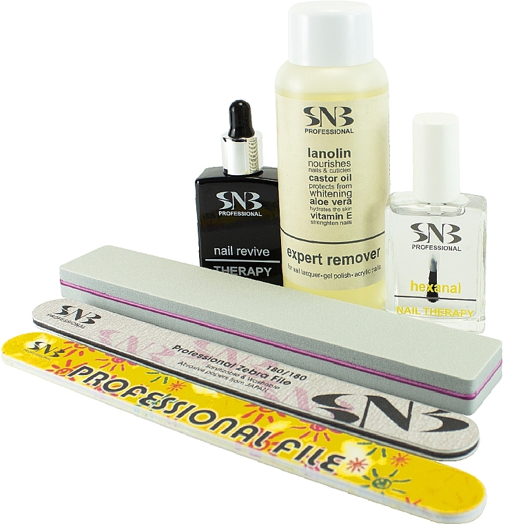 Набір, 6 продуктів - SNB Professional Home Kit for Removing Gel Polish — фото N1