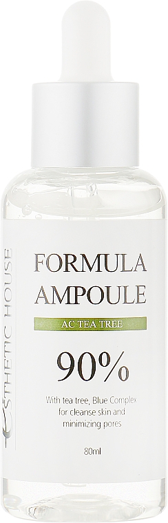 Антисептическая сыворотка для лица с экстрактом чайного дерева - Esthetic House Formula Ampoule AC Tea Tree — фото N2