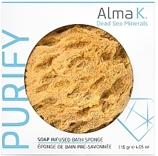 Парфумерія, косметика Губка для душу з милом - Alma K. Soap Infused Bath Sponge