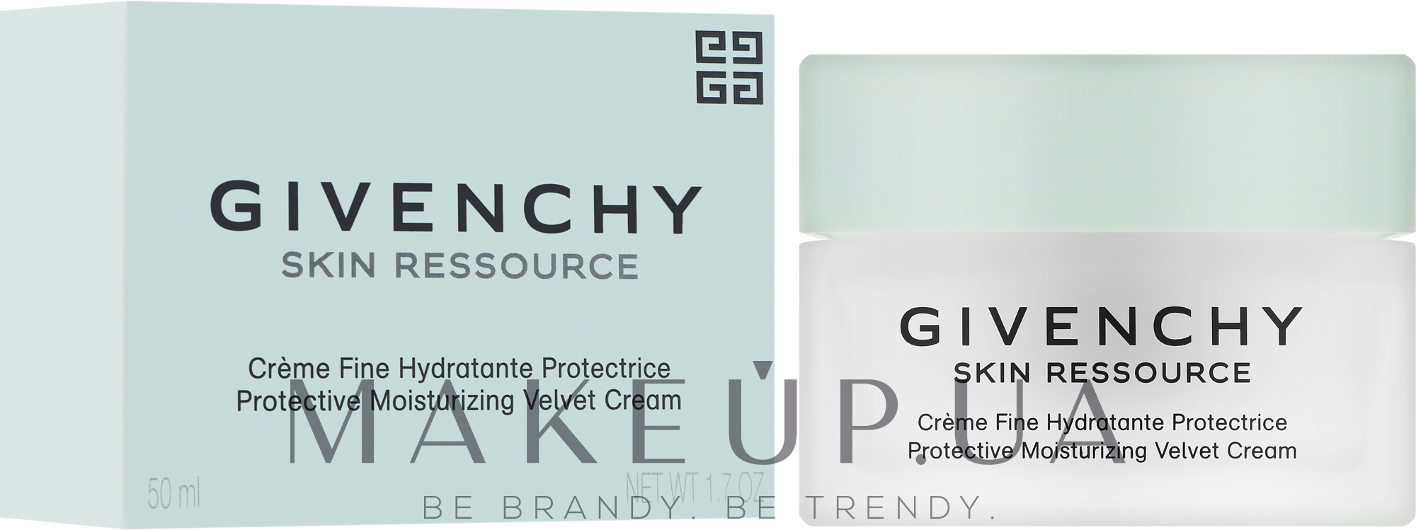 Зволожувальний легкий крем для обличчя - Givenchy Skin Ressource Protective Moisturizing Velvet Cream — фото 50ml
