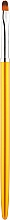 Кисть скругленная для геля, жёлтая, 6 мм - Vizavi Professional — фото N1