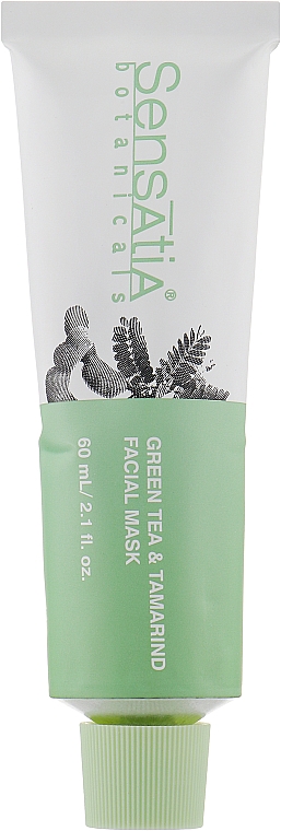 Маска для лица "Зеленый Чай и Тамаринд" - Sensatia Botanicals Green Tea & Tamarind Facial Mask — фото N1
