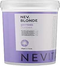 Освітлювальний порошок - Nevitaly New Blonde Ice 9 Tones Lightener — фото N1