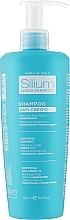 Шампунь для разглаживания и выпрямления волос с цветочными экстрактами, хмелем и витаминами А и Е - Silium Anti-Frizz Shampoo — фото N2
