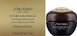 Ночной крем для полного восстановления кожи лица - Shiseido Future Solution LX Total Regenerating Cream — фото N2