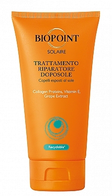 Відновлювальна маска для волосся, проти впливу сонця - Biopoint Solaire Aftersun Treatment Repairman — фото N1