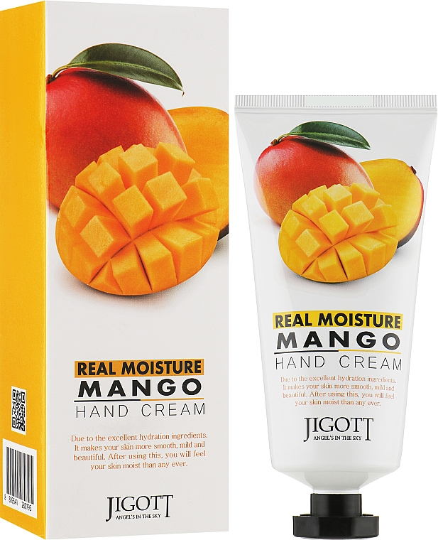 Крем для рук с экстрактом манго - Jigott Real Moisture Mango Hand Cream — фото N2