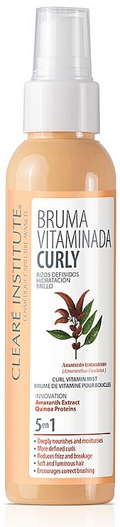 Вітамінний спрей для волосся - Cleare Institute Curly Vitamin Mist — фото N1