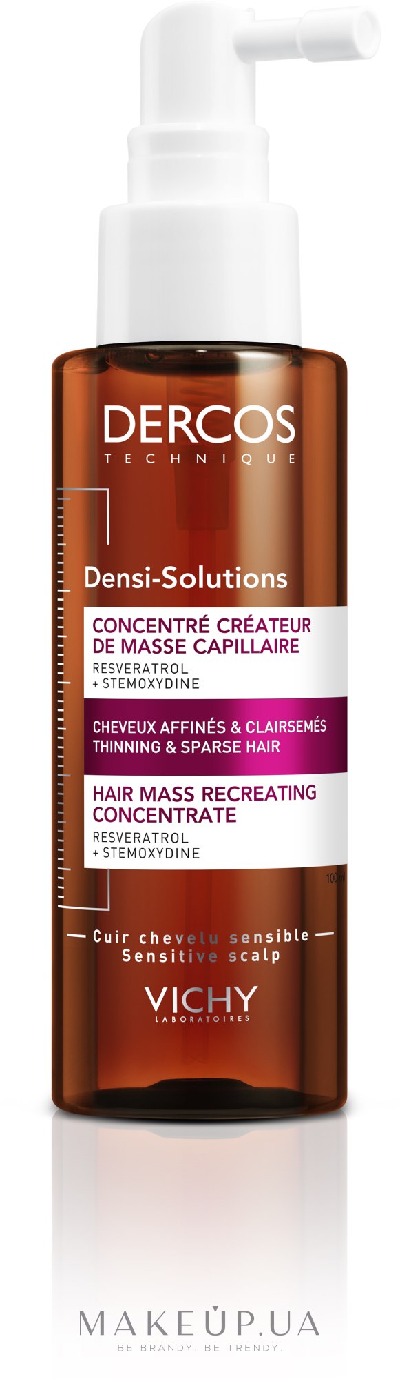Концентрат для увеличения густоты волос - Vichy Dercos Densi-Solutions Hair Mass Recreator Concentrate — фото 100ml