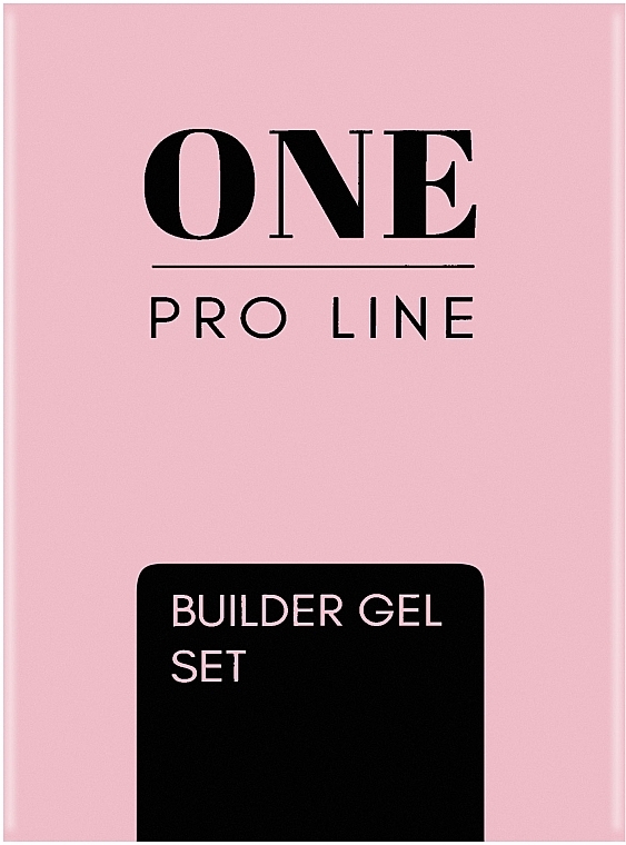 Набір гелів, 6 продуктів - One Pro Line Builder Gel Set  — фото N2