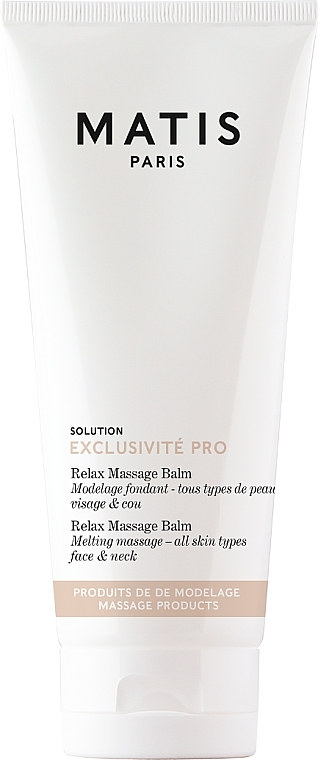 Масажний бальзам для обличчя та шиї - Matis Exclusive Pro Relax Massage Balm — фото N1