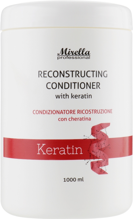 Відновлювальний кондиціонер з кератином - Mirella Hair Care Reconstructing Conditioner — фото N3