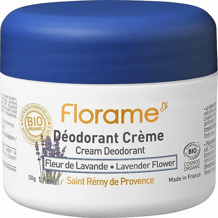 Кремовий дезодорант "Квітка лаванди" - Florame Cream Deodorant Lavender Flower — фото N1